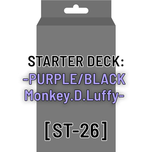 Starter Deck 26: PURPLE/BLACK Monkey.D.Luffy